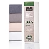 fbm silberschmuck 💚 PREMIUM MATERIAL: 140 g/m² - GOTS** zertifizierte BIO-Baumwolle | Extra hochwertige und samtweiche Qualität | Geändertes Verpackungsdesign spart 50% Umverpackung