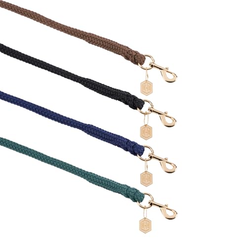 Eskadron Heritage Strick Duralastic mit Karabinerhaken, Farbe:Black