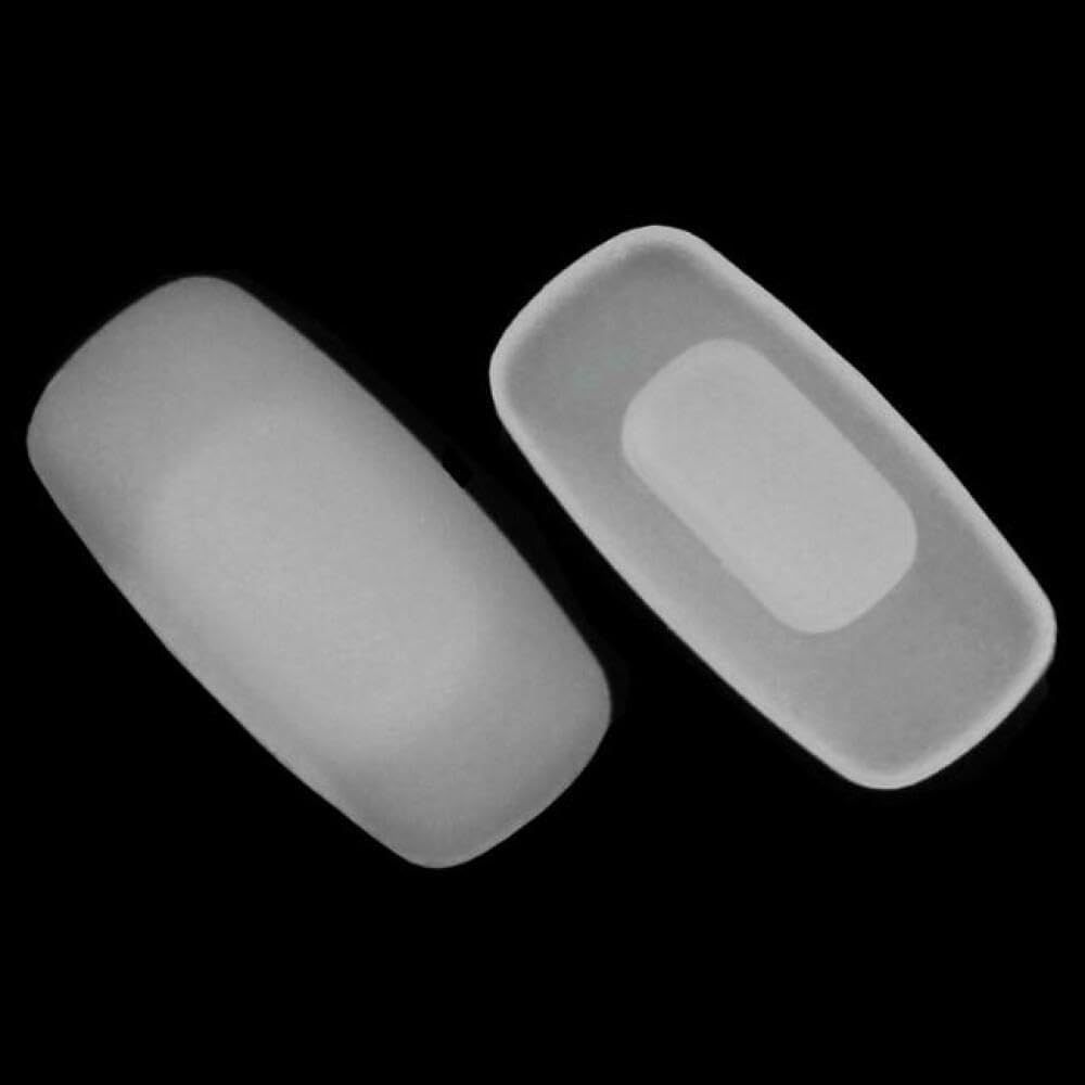 Nose Pads Covers,Slip-on Eyeglasses Nose Pads Covers,Soft Silicone Eye Glasses Nose Piece,Anti-Slip Nose Cushion Piece Nose Bridge Pads(White,500 Pairs /1000pcs)