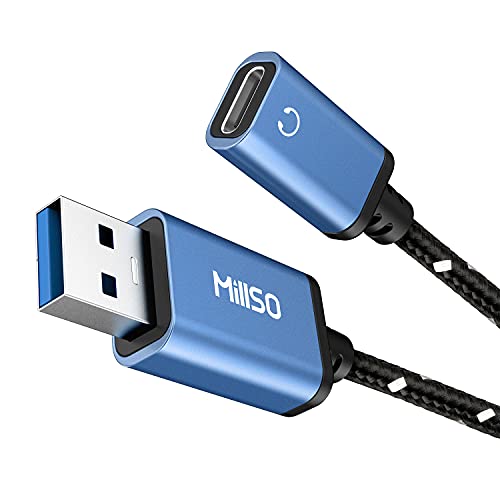 MillSO usb c a�I�X �ϊ� USB Type C (���X) to USB 3.0 (�I�X) �ϊ��A�_�v�^ usb c to a ���y�ӏ� �i�C�����҂� �����b�L USB�|�[�g�t����windows 10/IOS13.4�iipad 12.9inch