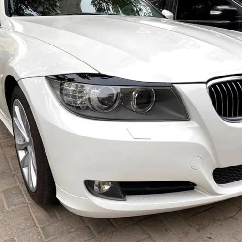 Cache-phares avant aspect carbone BMW Série 3 E90 E91 personnalisation sportive - 4