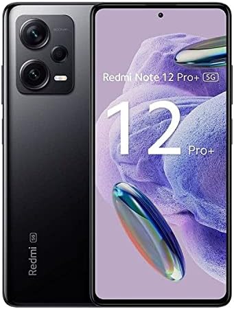Xiaomi Redmi Note 12 Pro Plus 5G (Midnight Black 8GB RAM, 256 Storage) - Revolutionary 200MP camera with OIS |Vivid 120Hz AMOLED display | Versatile MediaTek Dimensity 1080 | Smart 120W HyperCharge