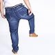 HZQIFEI Herren Jeans Übergröße Jeanshose Dehnbare Loose Fit-Jeans Hose Männer Hohe Taille Stretch Straight Jeans Hose Stonewashed Denim Lange Jeanshose Freizeithose (Blau, 8XL)