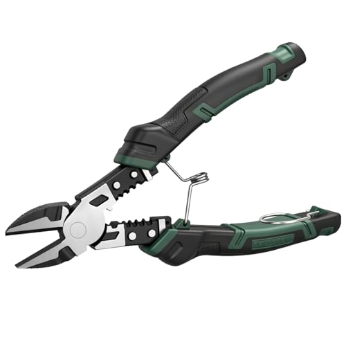 8'' Multifunction Side-Cutting Pliers with Safety Lock