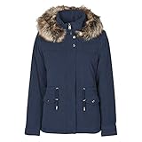 Parka Only Onlstarline AW-Parka para Coche Chaqueta, Azul Oscuro, S para Mujer