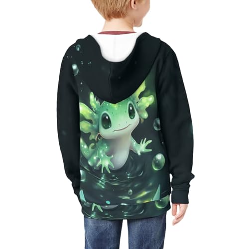 Cozeyat Kids Softy Long Sleeves Hoodies with Zipper,Boys Girls Hooded Sweatshirts with Pockets,Size S-XL4