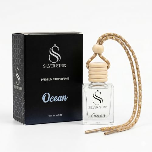 Image of Car Perfume Air Freshener | Long Lasting Fragrance for Car Interior | Premium Luxury Scent for Fresh & Pleasant Drive | Easy to Use Car Freshener for All Vehicles (Ocean)
