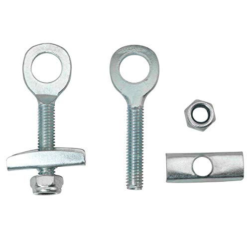 Pscco 2Pcs Bicycle Chain Adjuster Adjustable Chain Buckle Bicycle Wheel Fixing Button Zipper Chain Tensioner Chain Adjuster Suitable For Dead Fly Bicycles Folding Bicycles And Mountain Bikes #TOP1