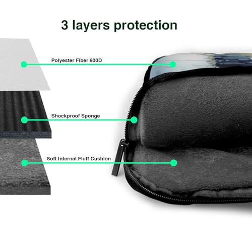 Bolso de hombro para laptop KHiry unisex 14 pulgadas miniatura 5