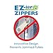 EZ-ier Products Heavy Duty Adhesive Zippers (2 Pack), Commercial Grade, 3