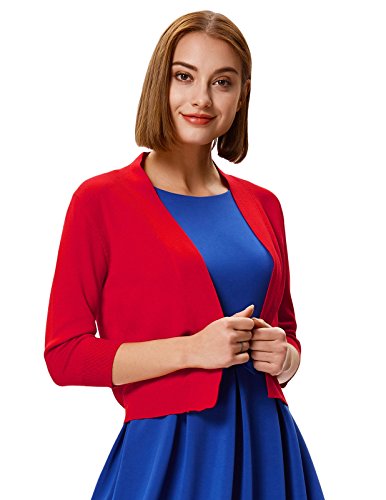 Image of GRACE KARIN Women Cardigan Sweaters Lightweight Knit Cropped Cardigans Trendy 3 /4 Sleeve Shrug Bolero S-3XL