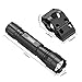 Feyachi Tactical Flashlight 1200 Lumen, with M Lock Mount, Dual Switch (Momentary/Constant-On), Rainproof and Shockproof, Aluminum Body, Includes Pressure Switch & Offset Mount