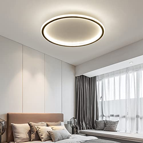 15.7 Inch Flush Mount Ceiling Light, 40-60W Round LED Ceiling Light Fixtures, Thin Modern Ceiling Lamp, Close to Ceiling Lights for Bedroom, Kitchen, Living Room, 3 Color Temperature Selectable by Matven - Used condition - Image 8