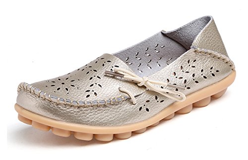Image of VenusCelia Women's Breathable Comfort Walking Office Flat Loafer