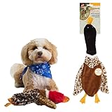 SPOT Skinneeez Crinklers | Stuffless Dog Toys with Squeaker For Small Dogs | Crinkle Toy For Small Puppies | 14
