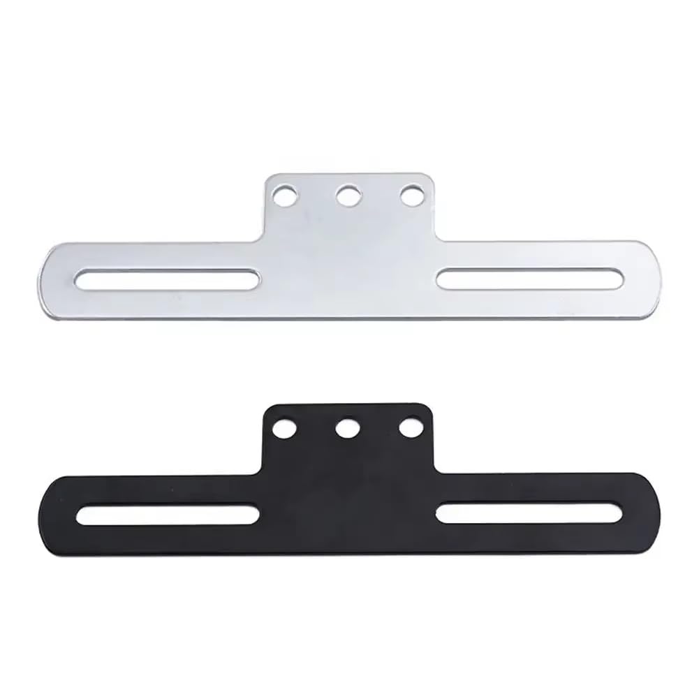 Support De Cadre Plaque D'immatriculation Moto, Feu Arrière pour ATV, Dirt Bike, Pièces Vélos Sport Rue Support Plaque D'immatriculation(Noir)