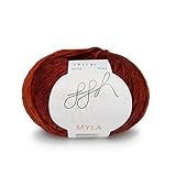GGH Myla | Lana Virgen - Mezcla de Alpaca con Gran Degradado de Color - Ovillo de 50 g - Apto para Tejer y Crochet | Color 010 - Warmrot Meliert