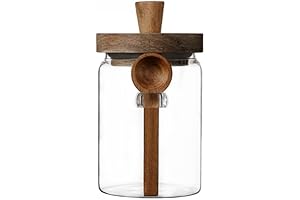 Versatile Glass Storage Container with Lid and Spoon: The Ultimate Advice Jar