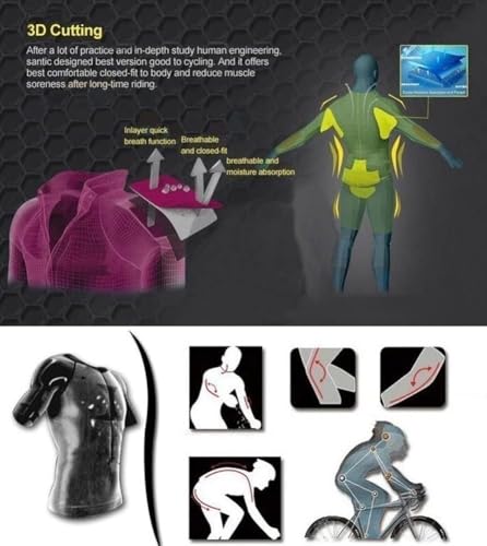 Conjunto De Camisa De Ciclismo Feminino Triathlon-suit One-piece Manga Curta Secagem Rápida Para Cor