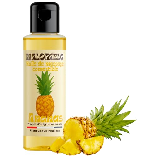 MALOMELO I Huile de massage comestible érotique sensuelle I Huile lubrifiant sexuel couple I Huile corps relaxant & chauffant I Plaisir intime pour couple I...
