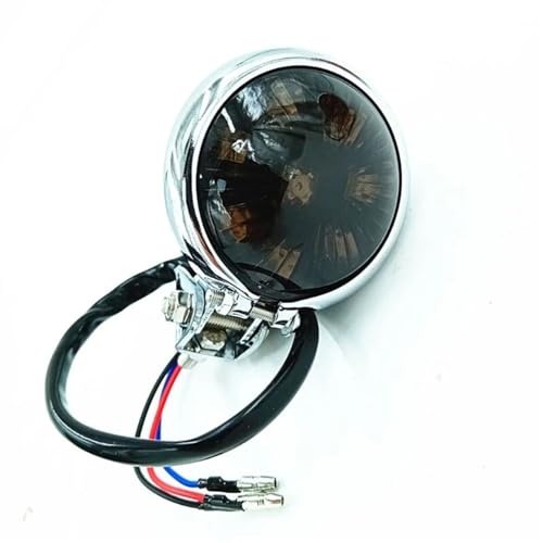 Luz trasera de freno para motocicleta Y5GF con piloto rojo de 12V y soporte ajustable