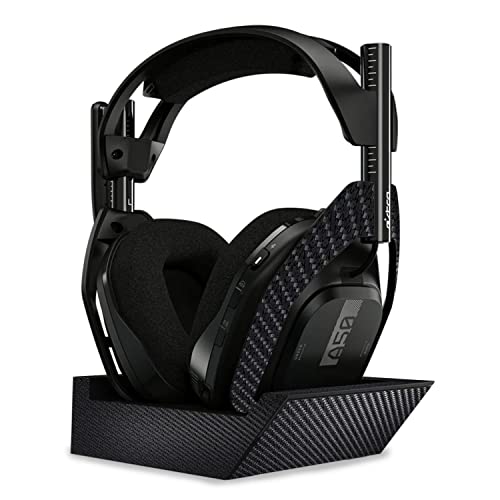 Image of MightySkins Carbon Fiber Skin Compatible with Astro A50 Wireless Headphones + Base Station (Gen 4) - Glamorous | Protective, Durable Textured Carbon Fiber Finish | Easy to Apply | Made in The USA