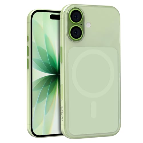 Image of GRIPP Native Case Compatible with Mag-Safe for iPhone 17 | 6ft Drop-Tested with D30 Technology, 360 Protection, Scratch-Resistant, Raised Camera Edges, Metallic Buttons Back Cover - Green