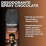 Babaria - Desodorante Hombre Spray con Olor a Chocolate 200ml |...