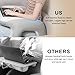 WOGAHEV Reading Pillow for Bed, Lap Desk for Laptop, Memory Foam Arm Rest Support Gaming Pillow with Cup/Phone Pocket, Laptop Lap Desk for Working, Gaming, Reading on Couch Bed Floor- Grey