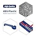 JOSHELA for Jeep JK Door Handle Cover Trim Blue for Jeep Wrangler JK 2DR 2007-2017 Blue Exterior Accessories 3pcs