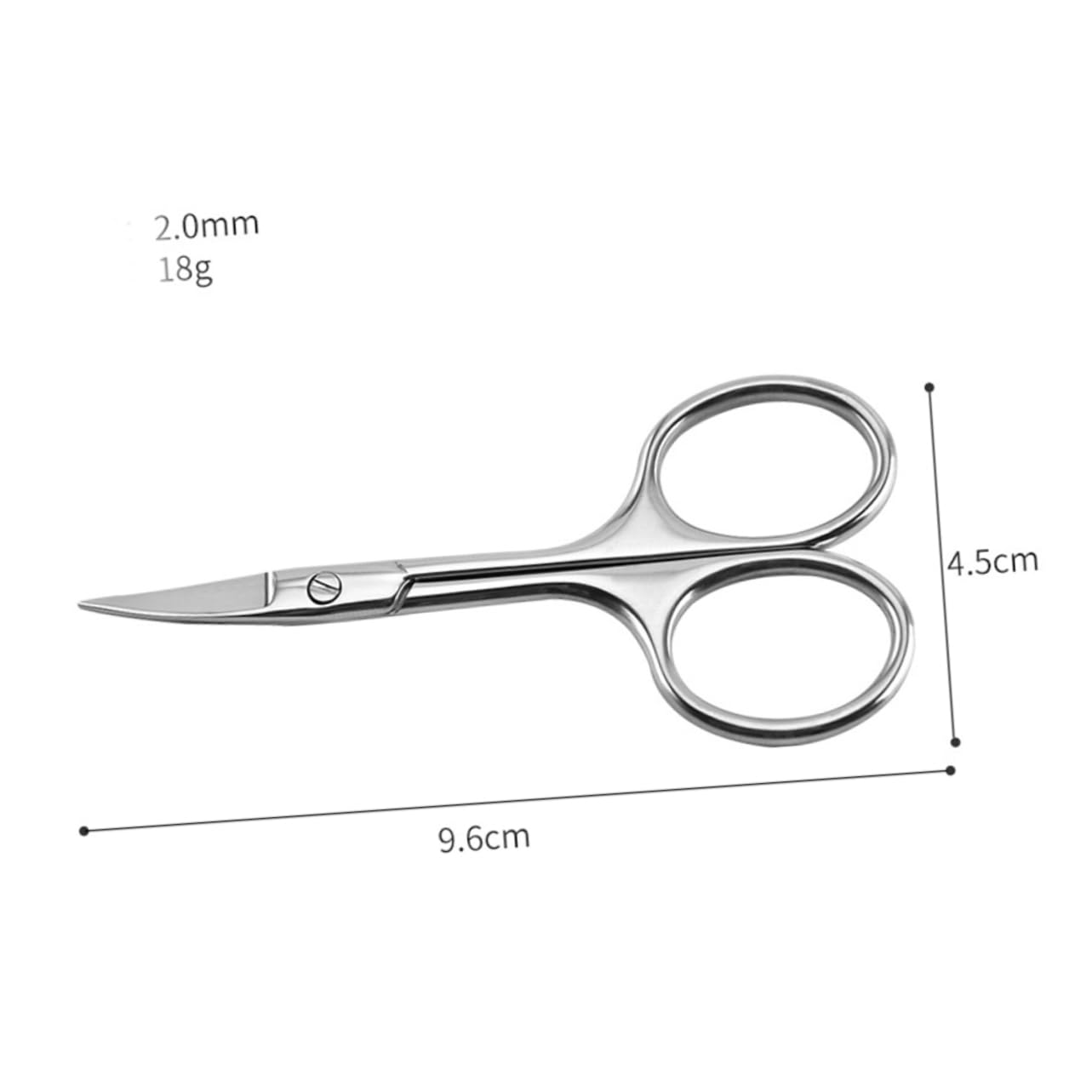 WOFASHPURET 4Pcs Stainless Steel Colorful Scissors for Beard Trimming Precision Shears for Home DIY and Barber Shop Use Random