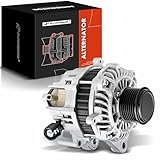 A-Premium Alternator Compatible with Honda Accord 2013-2017 L4 2.4L, Automatic CVT Transmission, 12V 110A Clockwise 7-Groove Clutch Pulley, Replace# 31100-5A2-A02 AHGA88 A005TL0581ZC