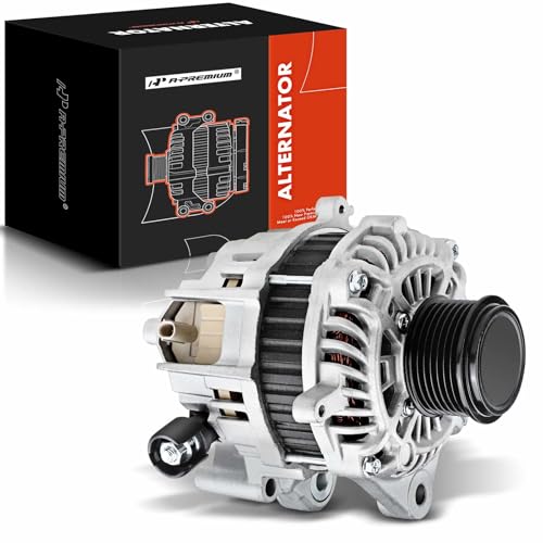 A-Premium Alternator Compatible with Honda Accord 2013-2017 L4 2.4L, Automatic CVT Transmission, 12V 110A Clockwise 7-Groove Clutch Pulley, Replace# 31100-5A2-A02 AHGA88 A005TL0581ZC