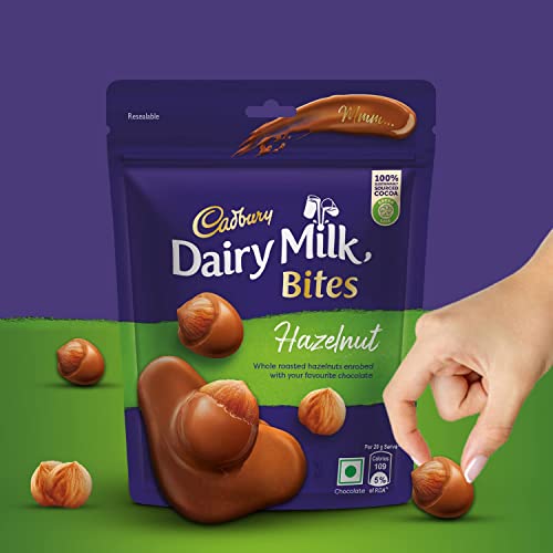 Image of Cadbury Dairy Milk Almond Bites 30 g (Pack of 3) + Cadbury Dairy Milk Hazelnut Bites 30 g (Pack of 3)