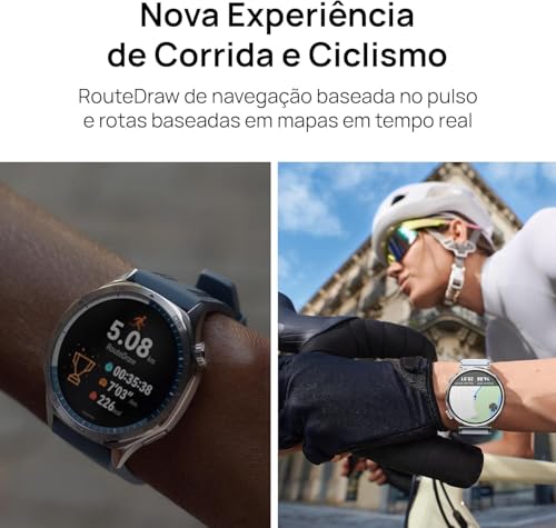 SmartWatch, HUAWEI WATCH GT 5 41mm, Nova experiência de corrida e ciclismo, Sharp-Edged Design, Até