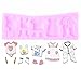 Demarkt DIY Backform Babykleidung Babyschuhe Silikonform Backförmchen Runde Schokolade Fondant Kekse Kuchen Dekorieren Backform