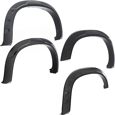 Bushwacker DRT Extended Front & Rear Fender Flares | 4-Piece Set, Black, Smooth Finish | 50938-02 | Fits 2019-2022 Dodge RAM 2500, 3500 Cover