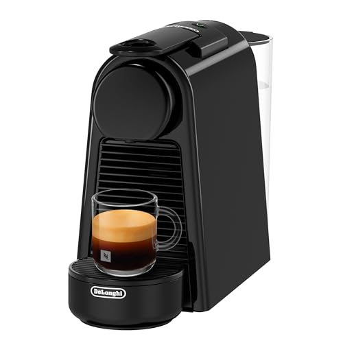 Nespresso De’Longhi Essenza Mini Kaffeekapselmaschine schwarz | 19 Bar Pumpendruck | 0,6l Wassertank | für Espresso & Lungo | kleine Maschine – große Kaffeemomente | EN85.B