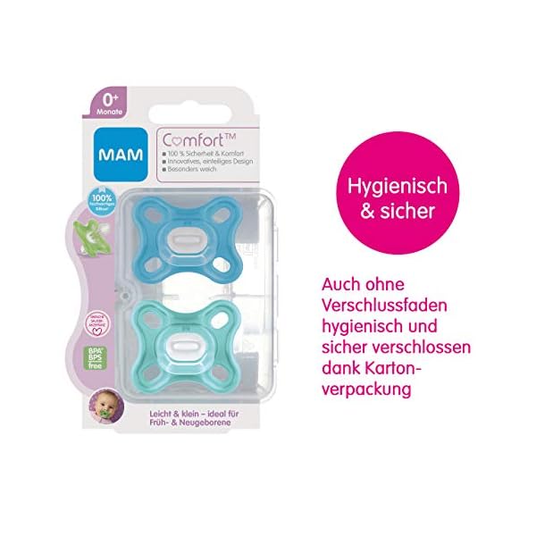 MAM Comfort Silikon 0+ DP boy – Bild 3