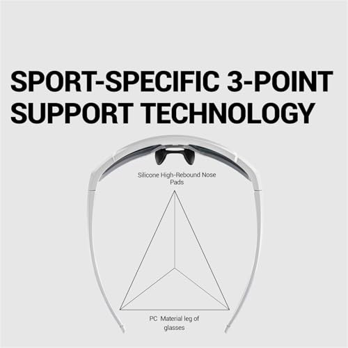 Lunettes de cyclisme photochromiques avec protection UV pour course à pied