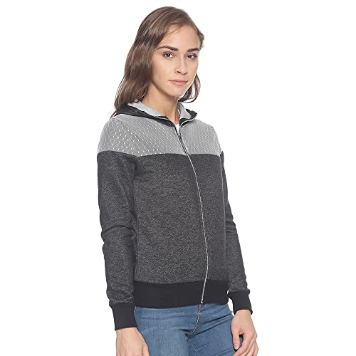 Image of Campus Sutra Cotton Women Crew Neck Sweatshirt