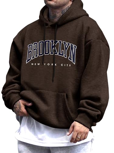 Image of Noble Monk Men's Baggy Fit Sweatshirt | Drop Shoulder Oversized Sweatshirt | Long Sleeve Zip with Collared Sweatshirts for Men's