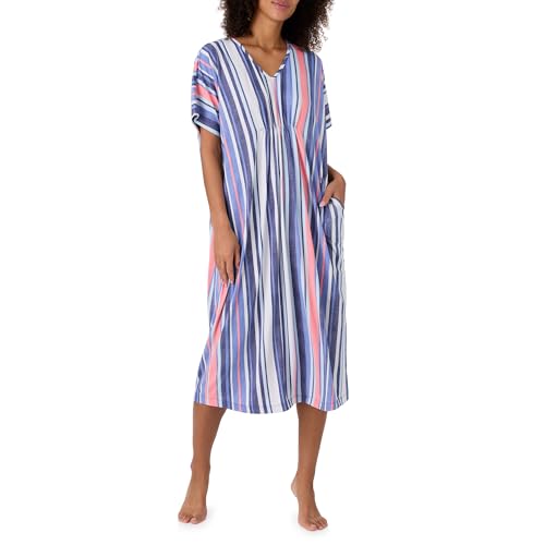Tommy Bahama - Women's Midi Caftan, Dolman Sleeve Stretch Jersey Caftan with Pockets for Sleep or Lounge