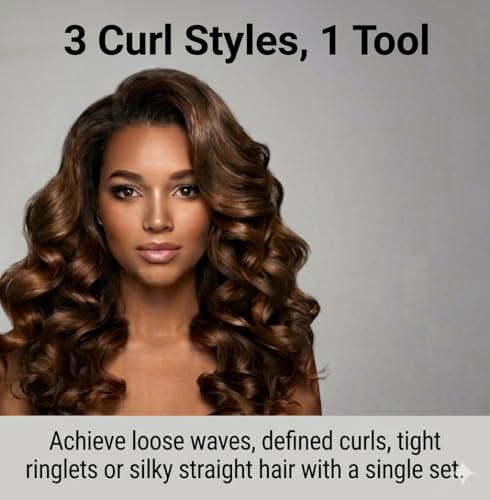Set 2 en 1 plancha y rizador cerámico HerStyler miniatura 3