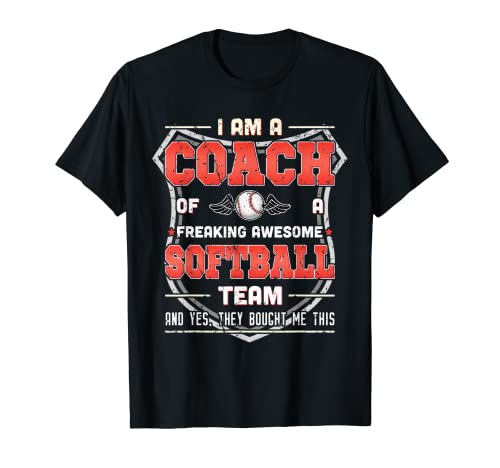 Camiseta de agradecimiento al entrenador del equipo de softbol de fin de temporada Camiseta