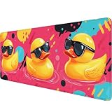 Alfombrilla de ratón con diseño de pato amarillo,