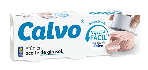Calvo Atún en Aceite de Girasol Pack3 x 65g
