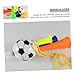 UKCOCO 20pcs Soccer Horns Noise Makers Cheerful Party Blowers with Three Tones for Festivals Sporting Events and Classroom Prizes Durable and Fun Football Supporter Toys