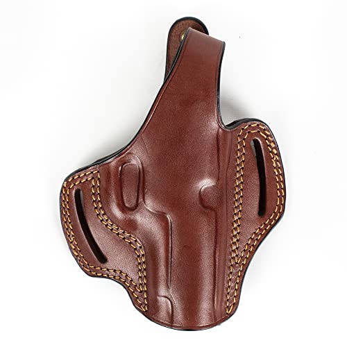 EDS Smith & Wesson 5906 OWB Leather Holster Brown