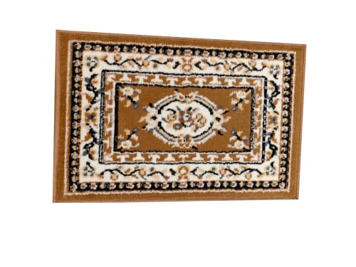 Image of Prince Hand-Knotted Kashmiri Carpet for Living Room Bedroom Dining Room 1.5 x 5 Feet